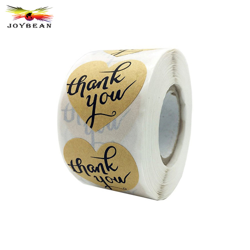 Thank you decorative label