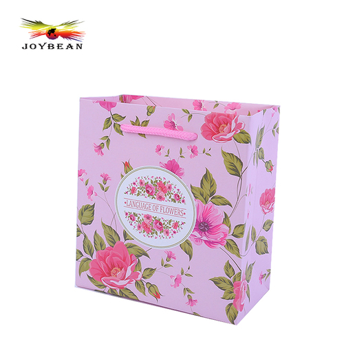 Gift matte paper handle bag